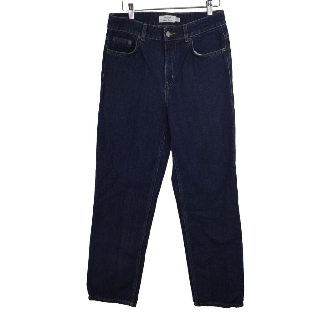 Paris Atelier & Other Stories Womens Straight Leg Blue Denim Jeans Size 29